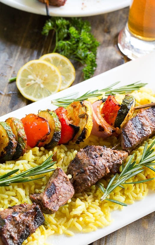 Grilled Beef Kabobs Recipe - Spicy Southern Kitchen