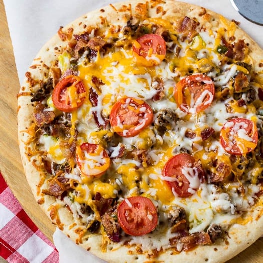 Cheeseburger Pizza - Spicy Southern Kitchen