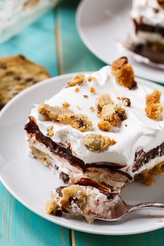 Chocolate Chip Cookie Delight - 4 delicious layers including a soft cookie crust.