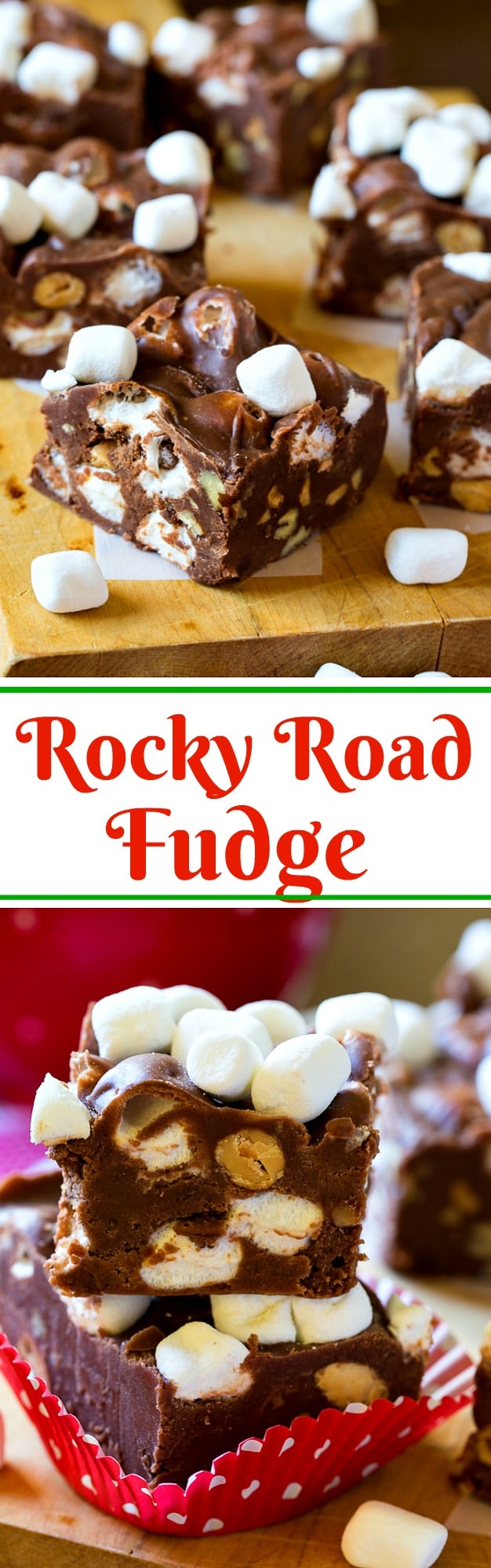 Rocky Road Fudge - Spicy Southern Kitchen