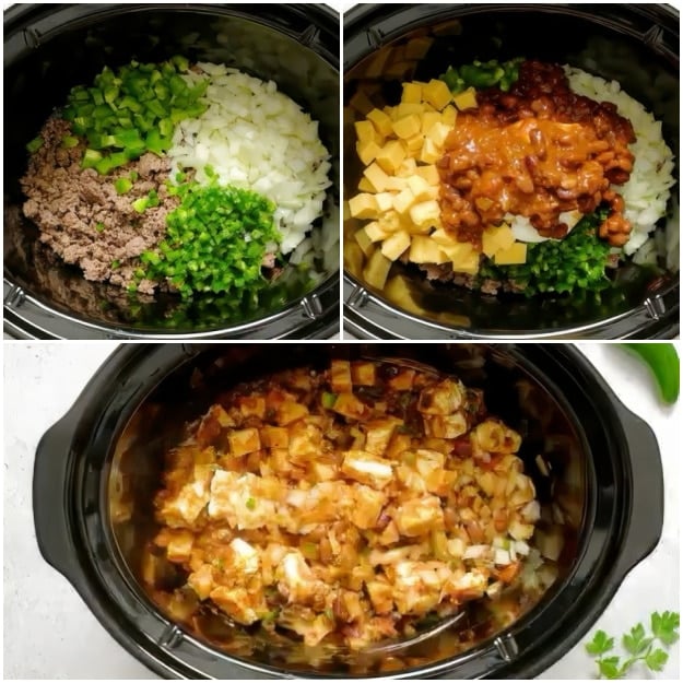 Remaining ingredients added.