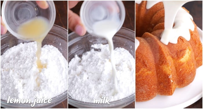 Making the glaze.