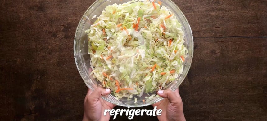 Ready to go in the refrigerator.