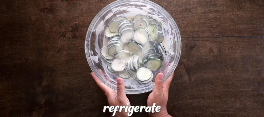 Ready to go in the refrigerator.