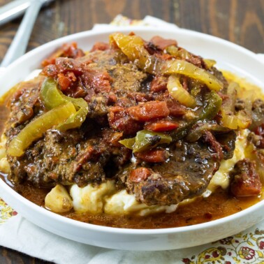 Slow Cooker Swiss Steak - Spicy Southern Kitchen