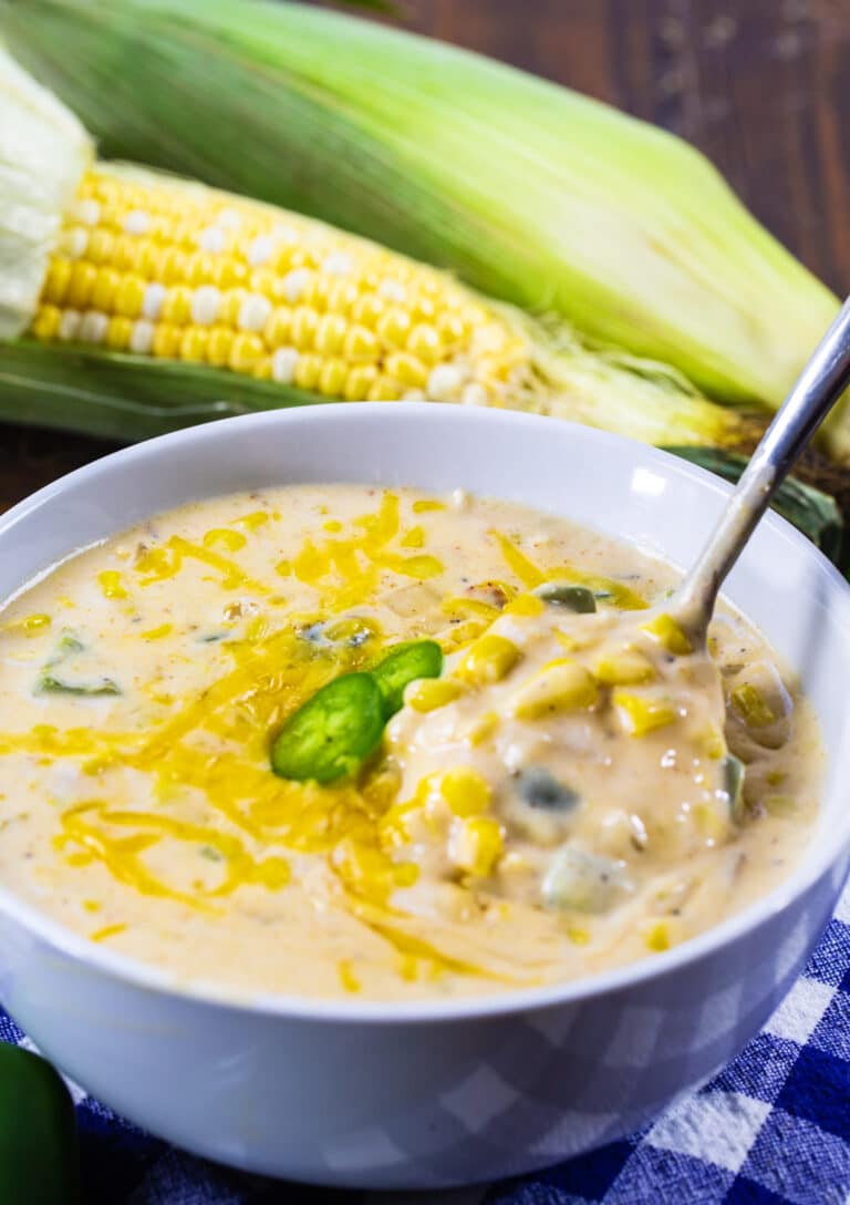 Jalapeno Popper Corn Chowder - Spicy Southern Kitchen