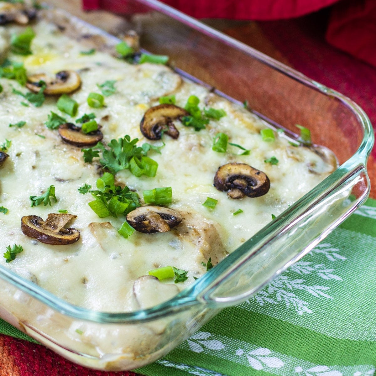 Sherried Chicken with Mushrooms