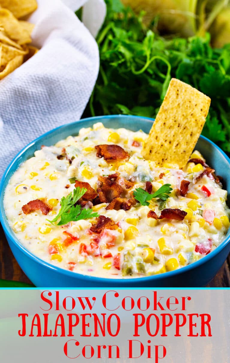 Slow Cooker Jalapeno Popper Corn Dip - Spicy Southern Kitchen