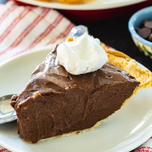 Dark Chocolate Pie - Spicy Southern Kitchen