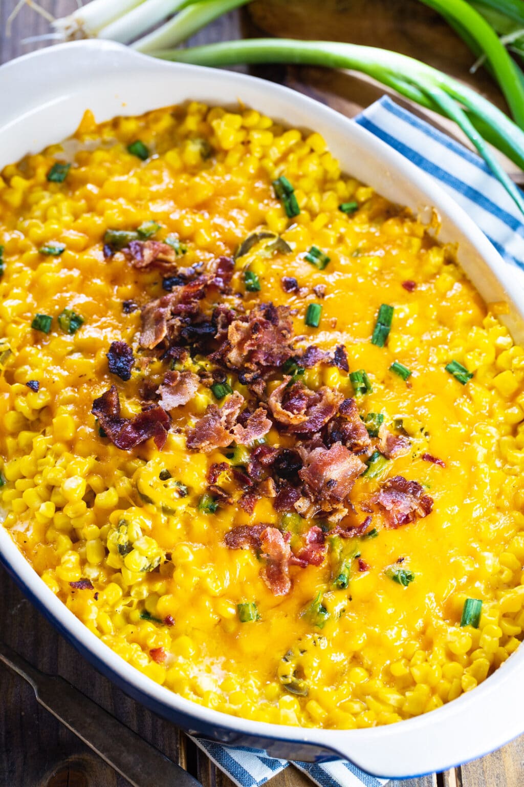 Cheddar Corn Casserole Spicy Southern Kitchen