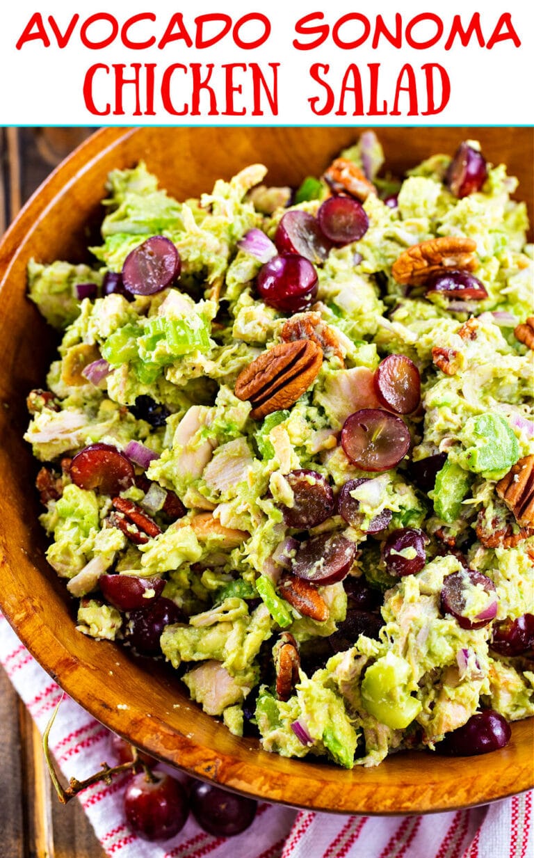 Avocado Sonoma Chicken Salad - Spicy Southern Kitchen