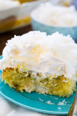 Coconut Cream Poke Cake - Spicy Southern Kitchen