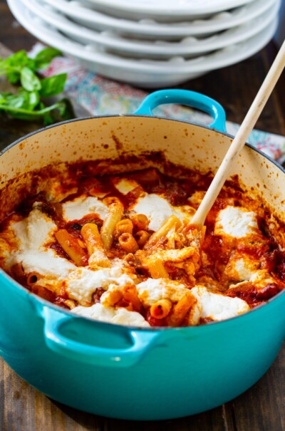 One-Pot Ziti with Sausage - Spicy Southern Kitchen