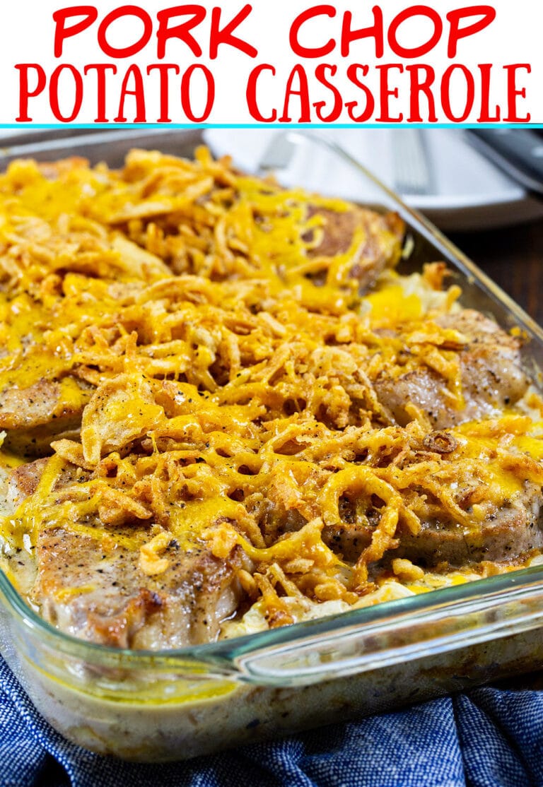 Pork Chop Potato Casserole - Spicy Southern Kitchen