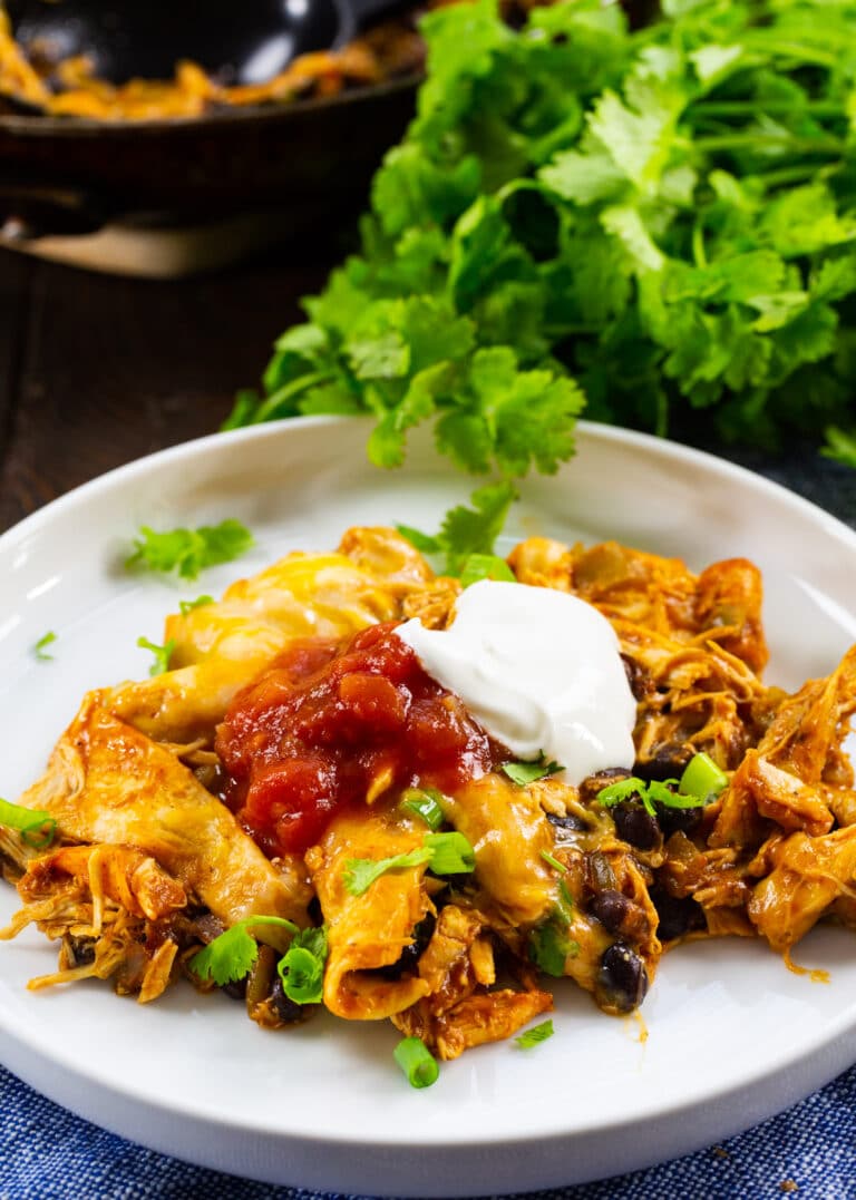 Chipotle Chicken Enchilada Skillet Spicy Southern Kitchen