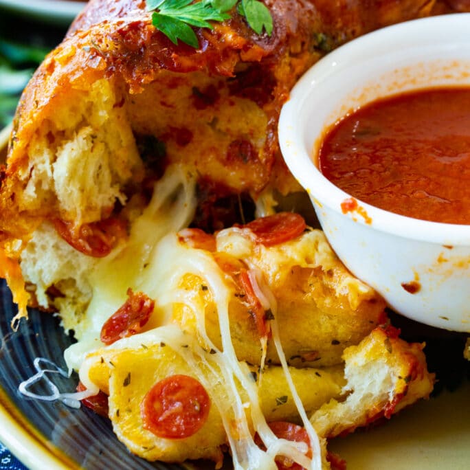 Pizza Monkey Bread - Spicy Southern Kitchen