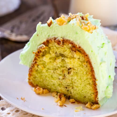 Pistachio Bundt Cake - Kitchen Gidget