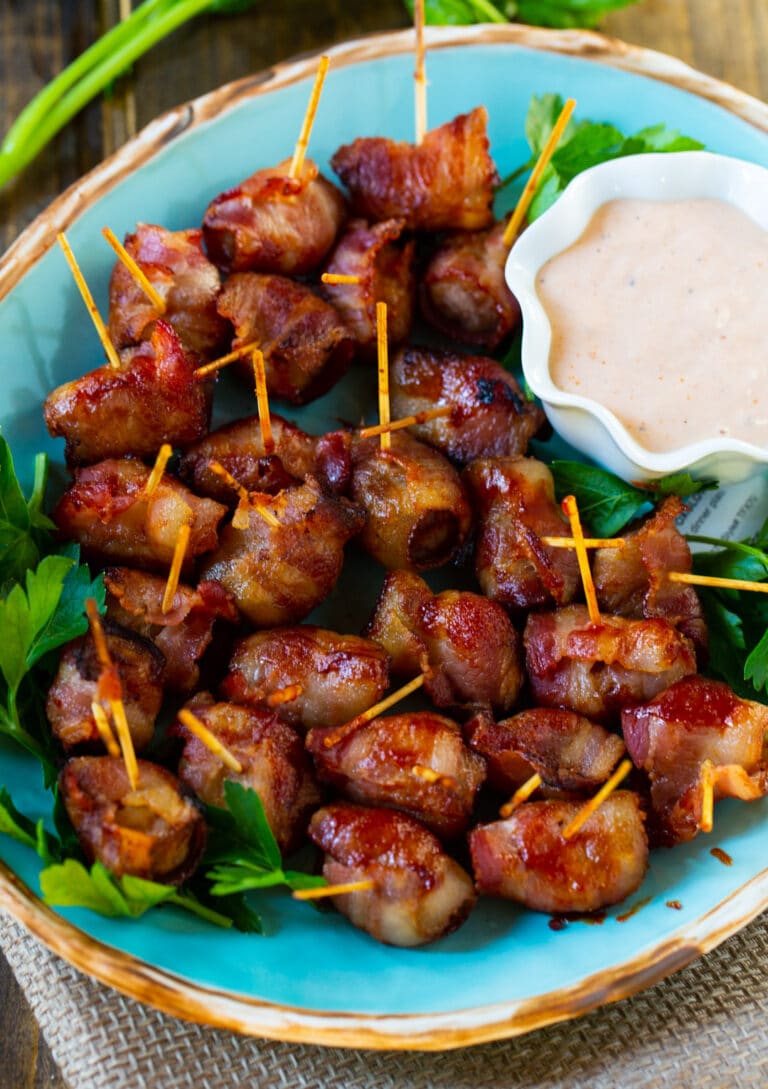 Bacon-Wrapped Water Chestnuts - Spicy Southern Kitchen