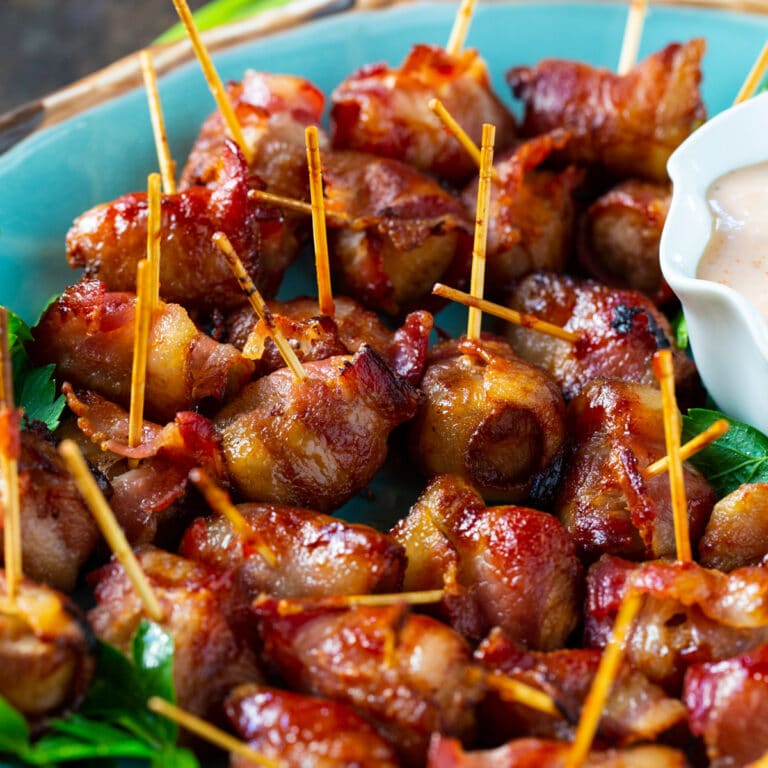 Bacon-Wrapped Water Chestnuts - Spicy Southern Kitchen