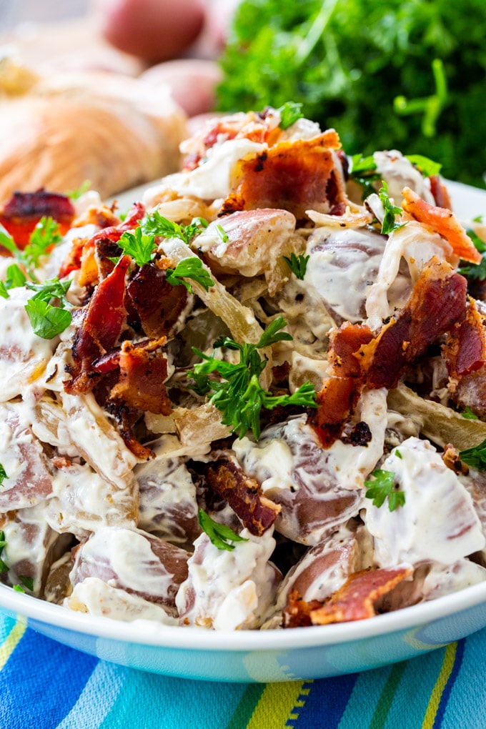 Potato Salad in a serving bowl.