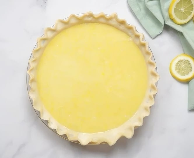 Uncooked pie.