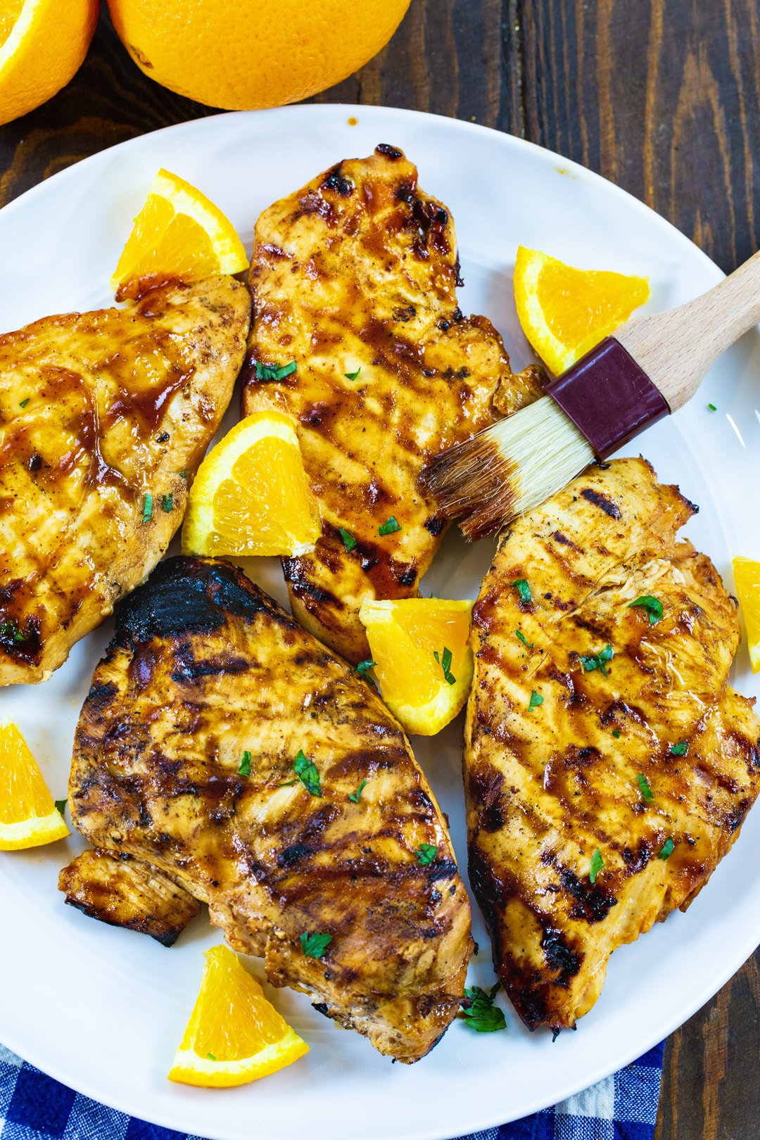Grilled Chicken on a serving plate.