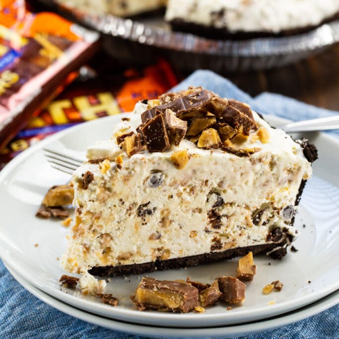 Frozen Toffee Pie - Spicy Southern Kitchen