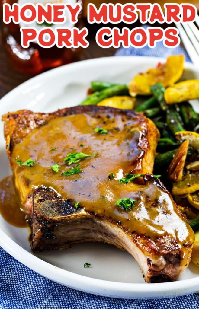 Honey Mustard Pork Chops - Spicy Southern Kitchen