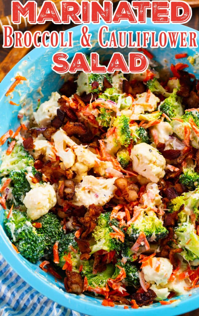 Marinated Broccoli and Cauliflower Salad Spicy Southern Kitchen