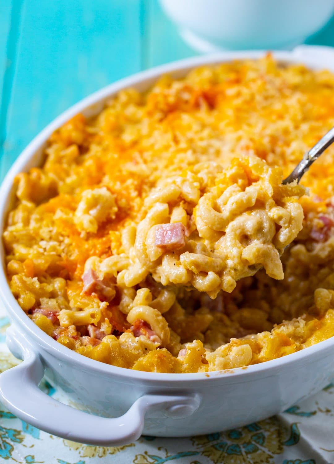 Mac and Cheese with Ham Spicy Southern Kitchen