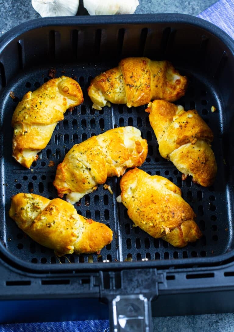 Air Fryer Cheesy Garlic Crescent Rolls - Spicy Southern Kitchen