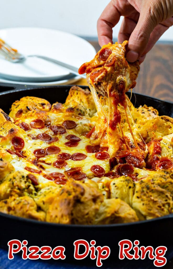 Pizza Dip Ring Spicy Southern Kitchen