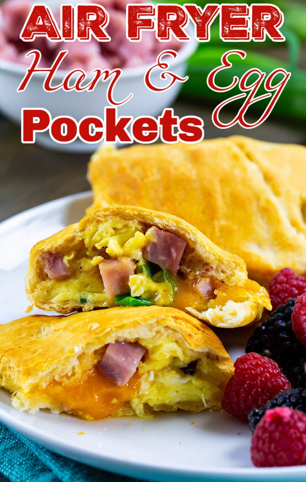 Air Fryer Ham and Egg Pockets Spicy Southern Kitchen