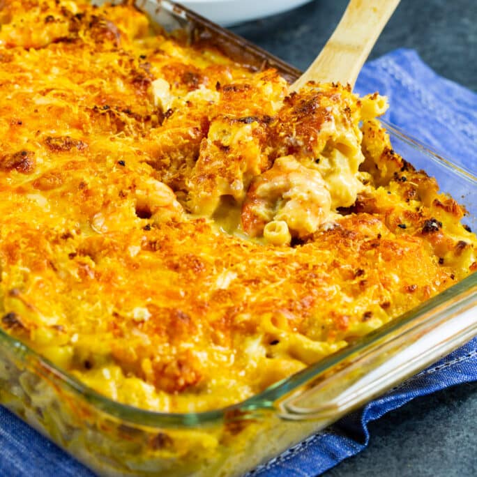 Cajun Shrimp and Crab Mac and Cheese Spicy Southern Kitchen