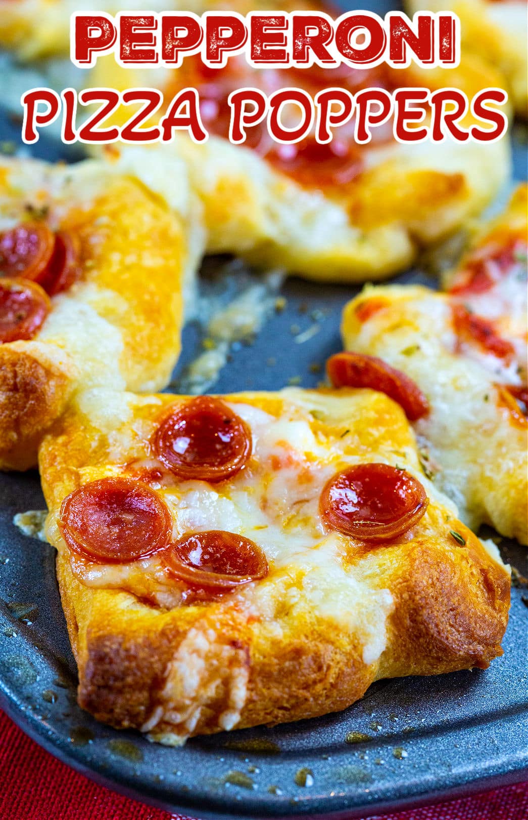 Pepperoni and cheese popovers - Kirbie's Cravings