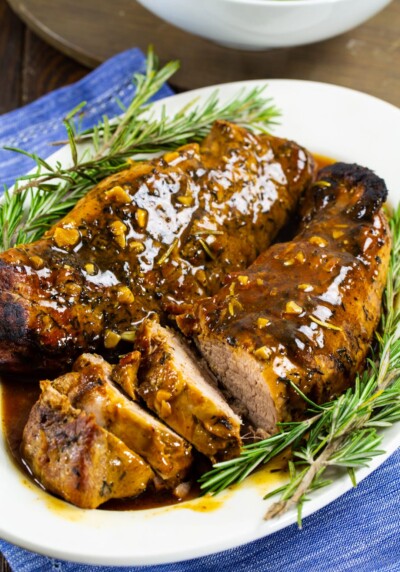 Slow Cooker Honey Garlic Pork Tenderloin - Spicy Southern Kitchen