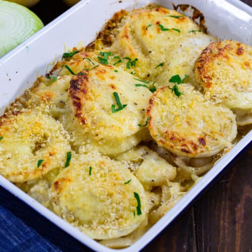 Baked Vidalias Au Gratin - Spicy Southern Kitchen