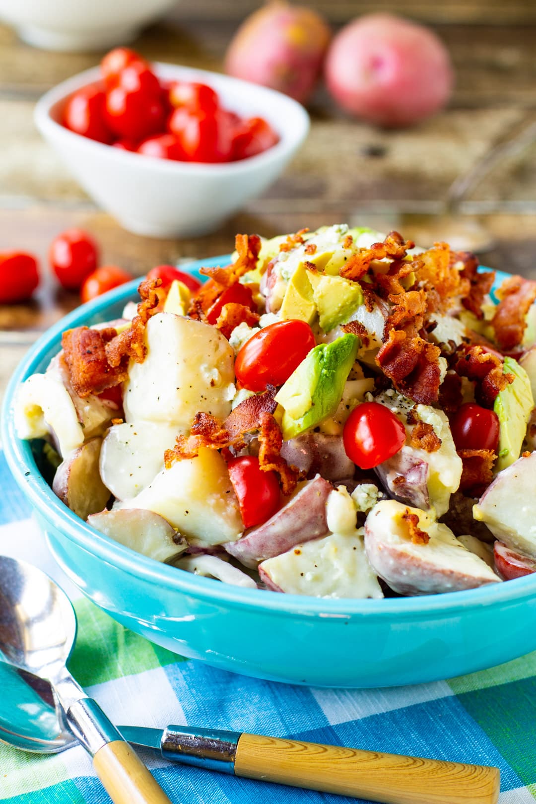 Potato Salad in a serving bowl.