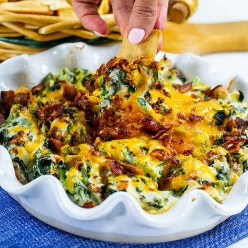 Collards Artichoke Dip Spicy Southern Kitchen