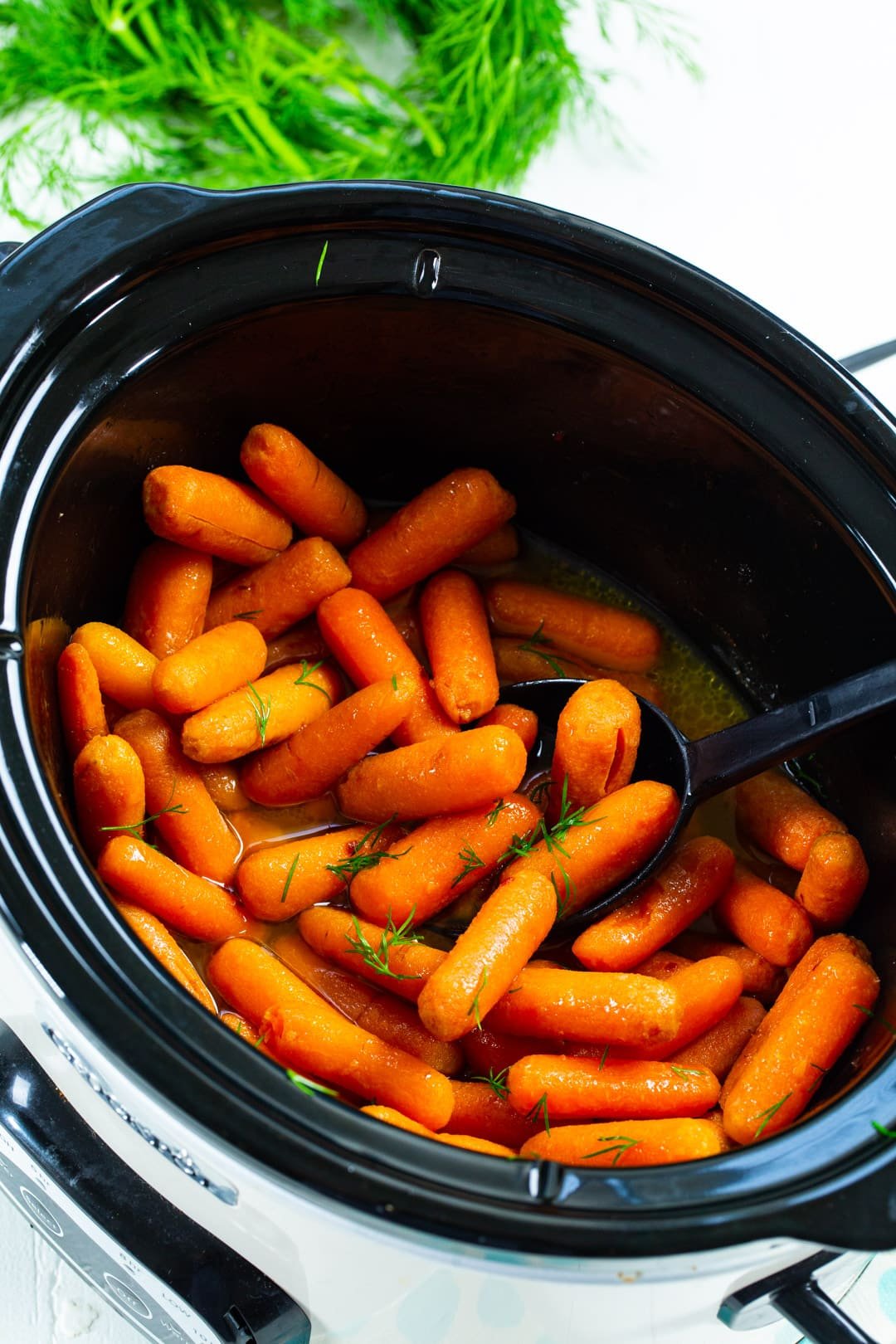 Baby Carrots in slow cooker.