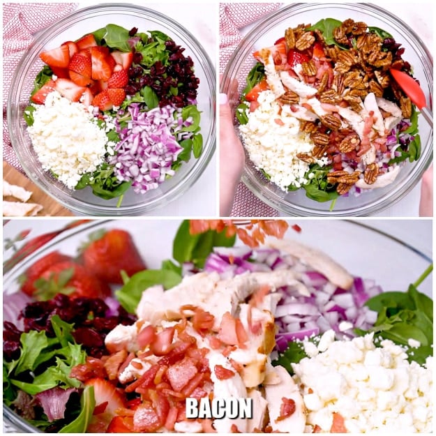 Ingredients being mixed together.