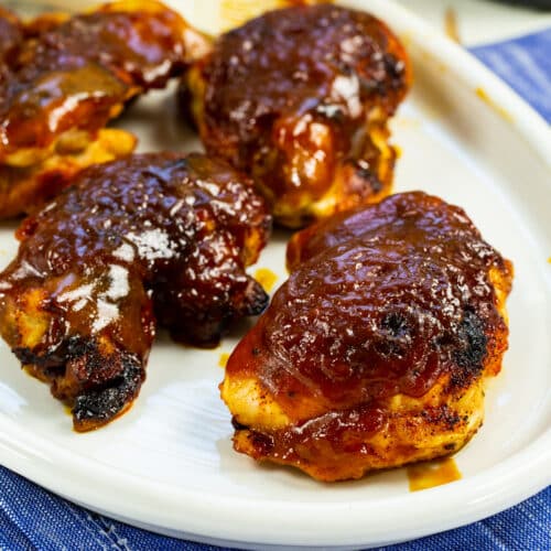 Molasses Mustard Chicken Thighs - Spicy Southern Kitchen