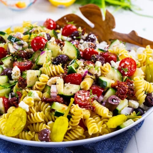 Greek Pasta Salad Recipe Spicy Southern Kitchen