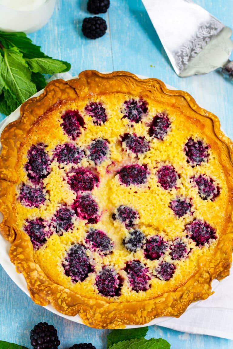 Blackberry Buttermilk Pie - Spicy Southern Kitchen