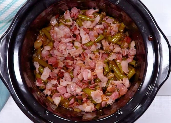 Sprinkle bacon on top.