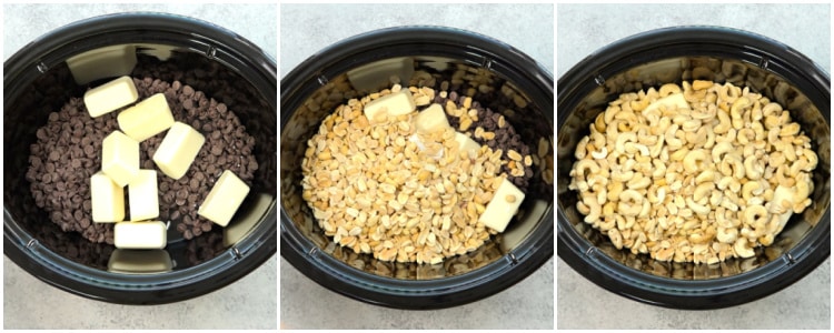 Ingredients added to crockpot.