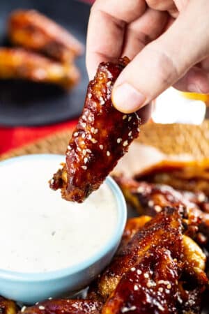 Crock Pot Sweet And Spicy Sticky Wings - Spicy Southern Kitchen