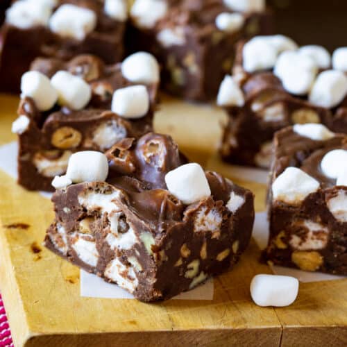 Rocky Road Fudge - Spicy Southern Kitchen