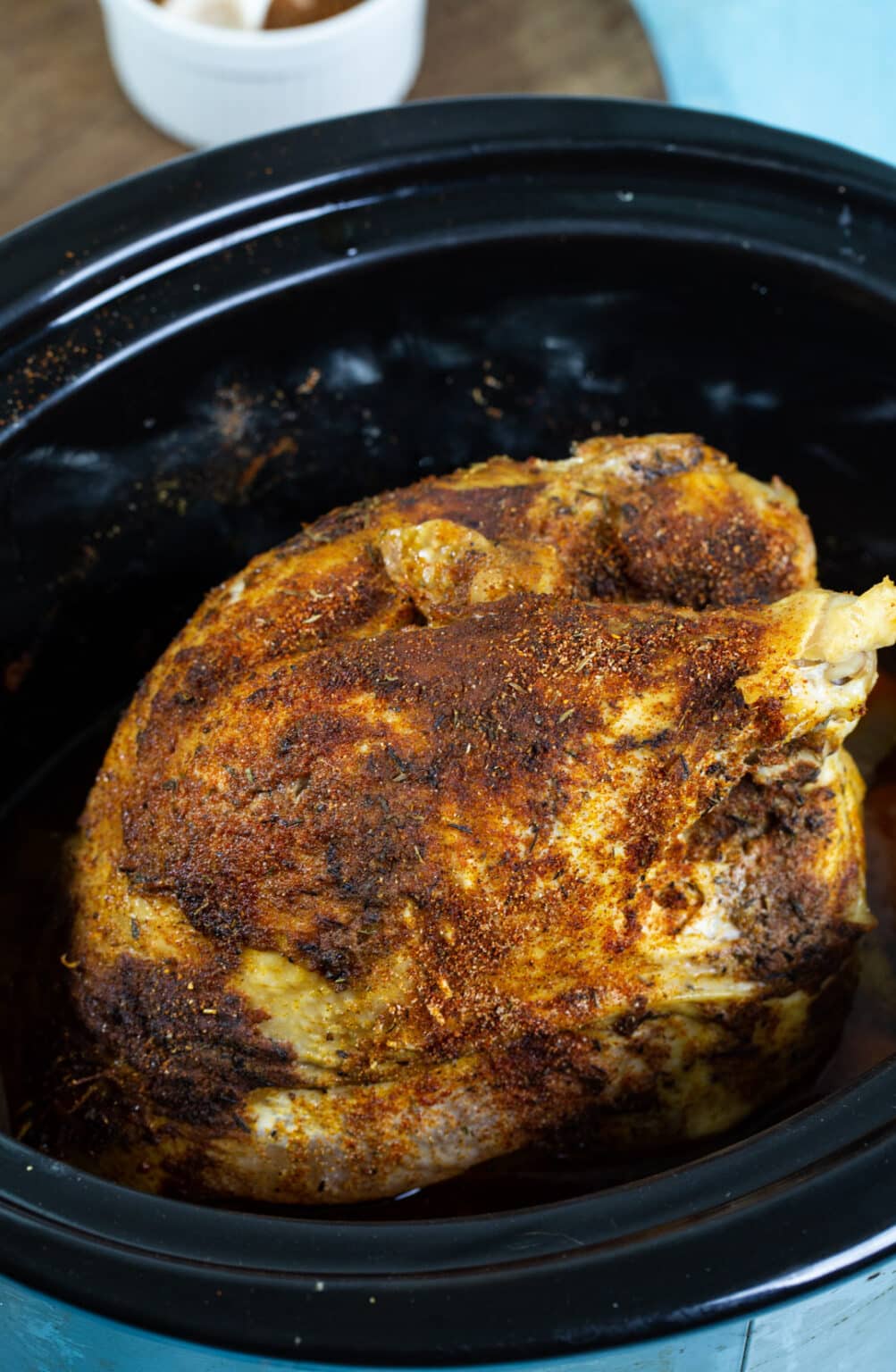 Slow Cooker Cajun Turkey - Spicy Southern Kitchen