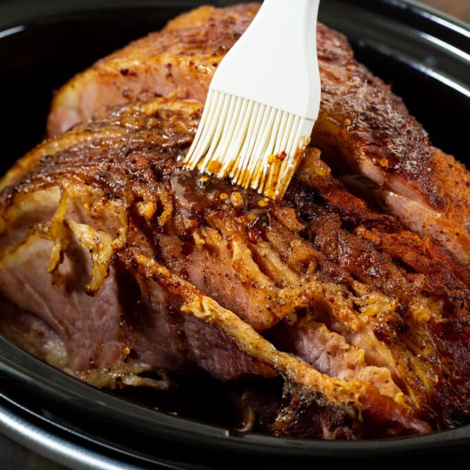 Slow Cooker Hot Honey Ham Spicy Southern Kitchen